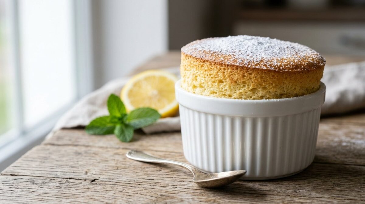 entdecken Sie das einfache Geheimnis für perfekte Zitronen-Soufflés, die garantiert gelingen – mit diesem bewährten Rezept und professionellen Tipps