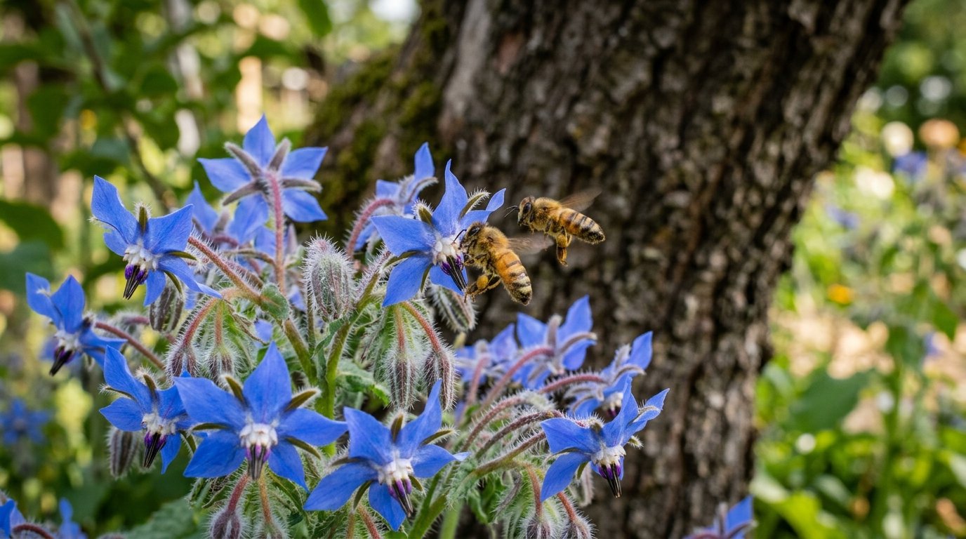 entdecken Sie, wie eine blaue Blume Ihre Obstbäume stärkt und für reichliche Ernten sorgt - das alte Gärtner-Geheimnis