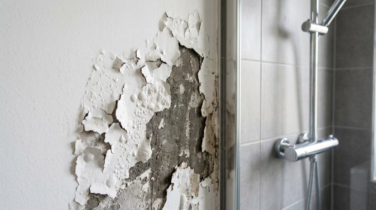 vermeiden Sie diese häufigen Fehler bei der Badezimmerfarbe und verhindern Sie Blasenbildung durch die richtige Produktwahl und Vorbereitung