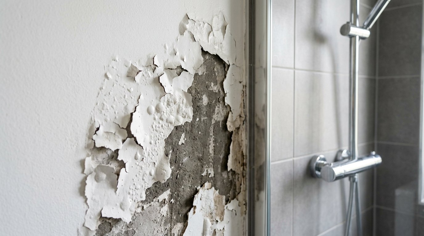 vermeiden Sie diese häufigen Fehler bei der Badezimmerfarbe und verhindern Sie Blasenbildung durch die richtige Produktwahl und Vorbereitung