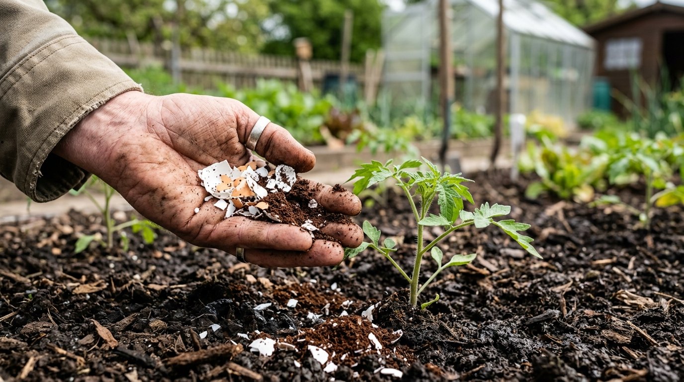 entdecken sie das alte gärtnergeheimnis für üppige tomatenpflanzen mit einfachen küchenabfällen und lernen sie die richtige anwendung für maximale ernte