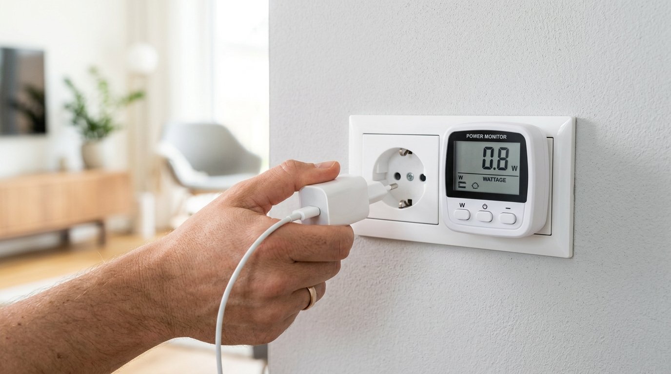 entdecken Sie, wie Ladegeräte in der Steckdose Ihre Stromrechnung erhöhen und welche versteckten Stromfresser Sie sofort abschalten sollten