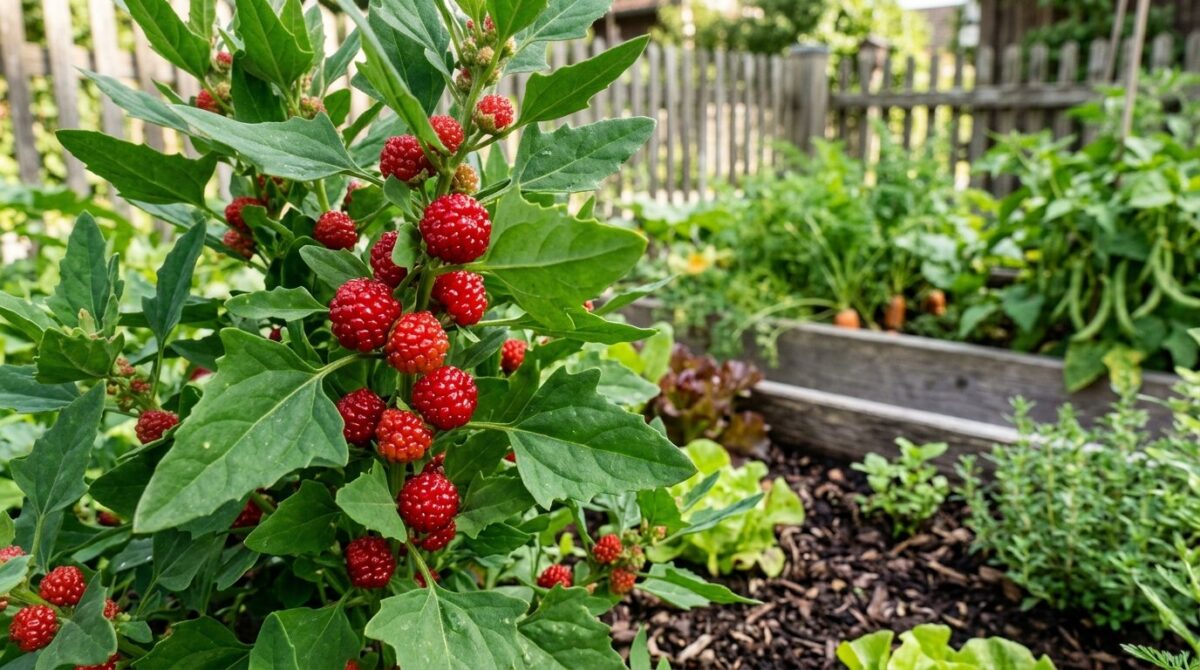 entdecken Sie das vergessene Gemüse mit Spinat-Blättern und Beerenfrüchten, das Ihren Garten bereichert und Ihre Festmahlzeiten veredelt
