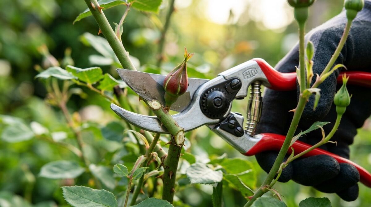 entdecken Sie den perfekten Schnittzeitpunkt für Ihre Rosensträucher im Frühjahr und erhalten Sie eine üppige Blütenpracht mit diesem gärtnerschen Geheimnis