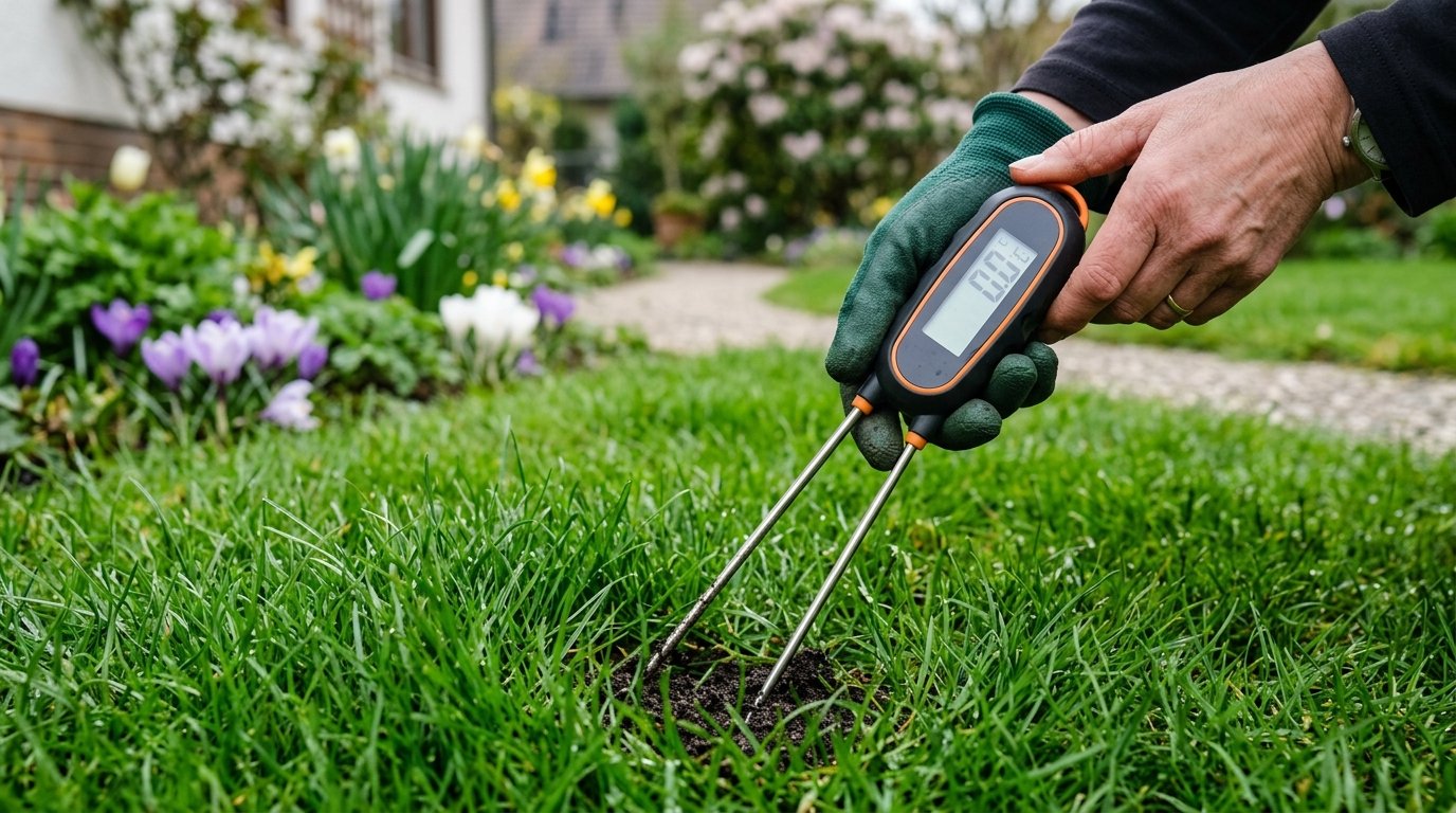 entdecken Sie das wichtigste Geheimnis für einen perfekten Frühjahrrasen und warum die Bodentemperatur vor dem ersten Schnitt entscheidend ist