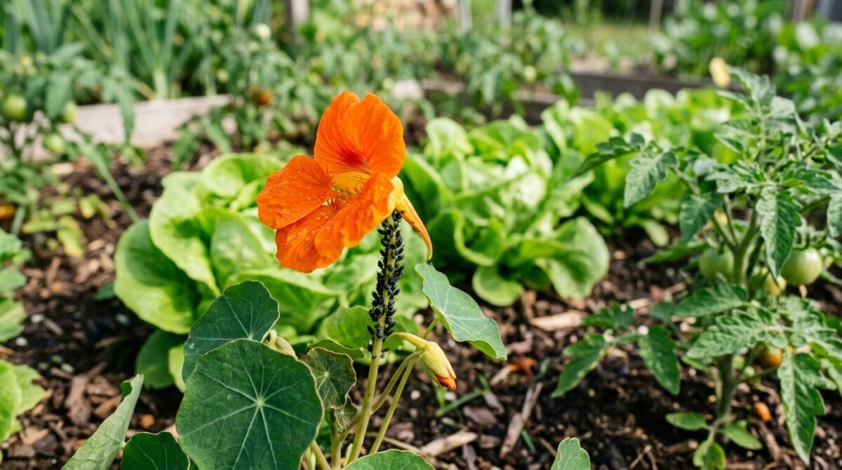 entdecken Sie die wundersame Blume, die im März gepflanzt Blattläuse natürlich bekämpft und Ihre Gemüseernte deutlich steigert