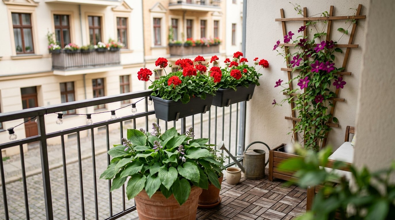 entdecken Sie den 3-Ebenen-Trick von Landschaftsgärtnern, um Ihren kleinen Balkon oder Garten optisch zu vergrößern und eine doppelt so große Oase zu schaffen