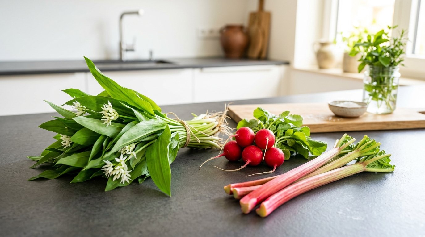 entdecken Sie einfache Frühjahrsrezepte mit saisonalen Zutaten für Ihre Wochenplanung vom 23 bis 29 März 2026