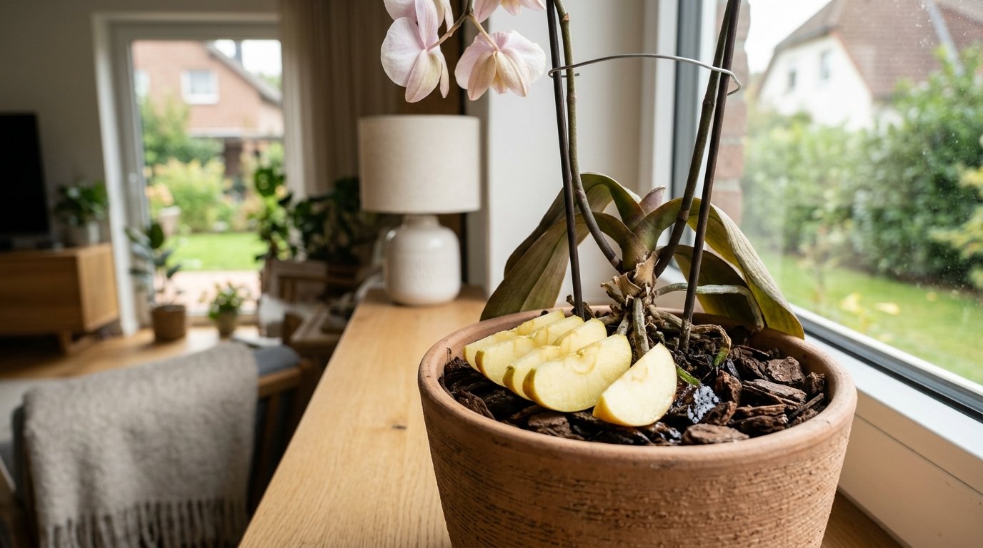erfahren Sie, wie eine einfache Küchenzutat Ihre verwelkte Orchidee wieder zum Blühen bringt und neues Leben in Ihre Zimmerpflanze