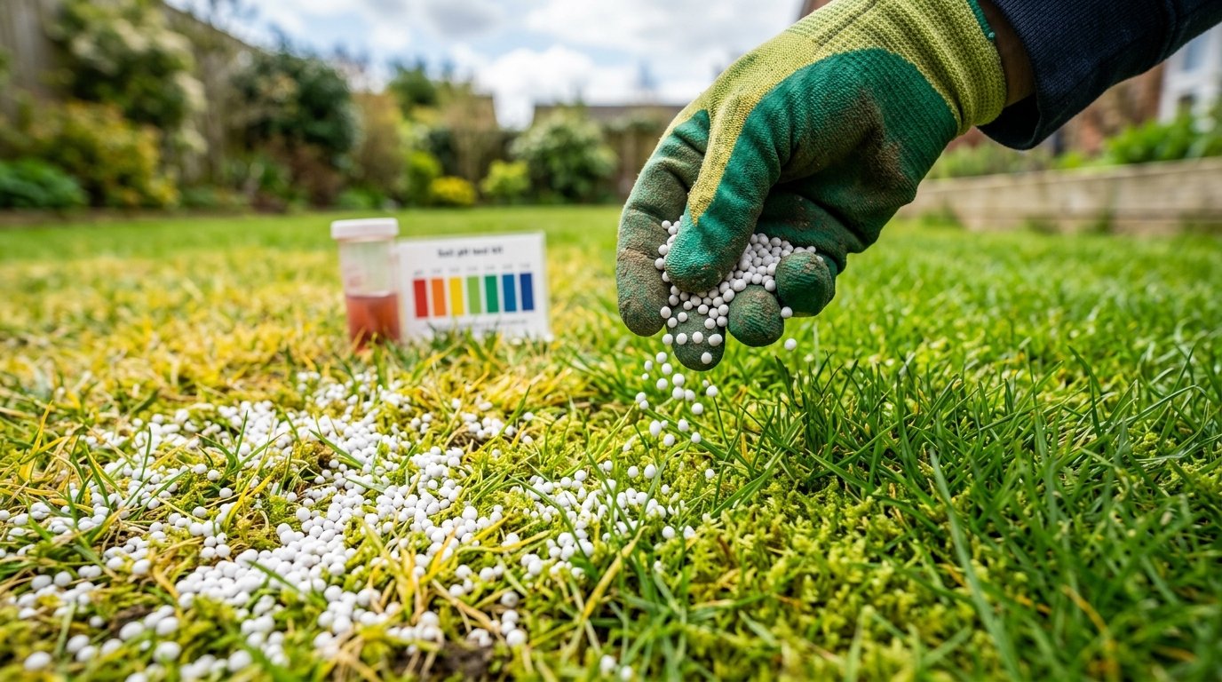 so vermeiden Sie Rasenprobleme durch falsches Kalken: lernen Sie, wie ein Bodentest Ihren Garten vor Vergilbung und Moos bewahrt